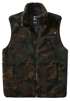 Brandit Steppweste Teddyfleece Vest Men Dunkelgrün