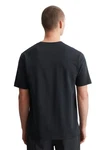 Marc O'Polo T-Shirt aus Bio-Baumwoll-Viskose Mix Dunkelblau/Dunkelgrau/Schwarz