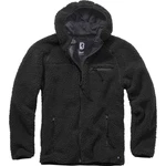 Brandit Fleecejacke Worker Jacket Schwarz/Grau/Dunkelgrau