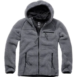 Brandit Fleecejacke Worker Jacket Dunkelgrau/Hellgrau/Dunkelblau/Grau