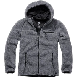 Outdoorjacke Teddyfleece Worker Jacke mit Kapuze