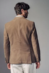 Next Strukturierter Nova Fides Moleskin Sakko Braun/Grau/Beige/Khaki
