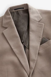 Next Strukturierter Nova Fides Moleskin Sakko Braun/Grau/Beige/Khaki