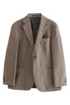 Next Strukturierter Nova Fides Moleskin Sakko Braun/Grau/Beige/Khaki
