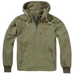 Brandit Outdoorjacke Luke Windbreaker Dunkelgrün/Khaki/Braun
