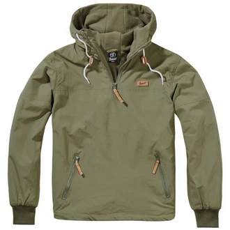 Brandit Outdoorjacke Luke Windbreaker Dunkelgrün/Khaki/Braun