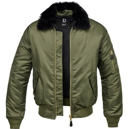 Outdoorjacke US Fliegerjacke MA2 mit Fellkragen