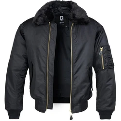Brandit Jacke MA2 Fur Collar Blau/Schwarz/Dunkelblau/Dunkelgrau/Grau