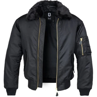 Brandit Jacke MA2 Fur Collar Blau/Schwarz/Dunkelblau/Dunkelgrau/Grau