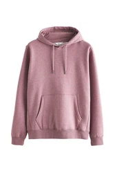 Next Kapuzensweatshirt Premium-Hoodie Lila/Rosa