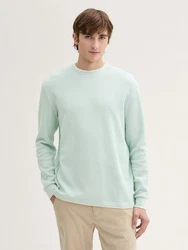 TOM TAILOR Langarmshirt 2-in-1 Look Hellgrün/Grün/Hellblau
