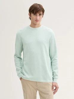 TOM TAILOR Langarmshirt 2-in-1 Look