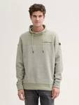 TOM TAILOR Sweatshirt Khaki/Grün/Dunkelgrün/Hellgrau