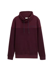 TOM TAILOR Sweatshirt cyclam/burgunder