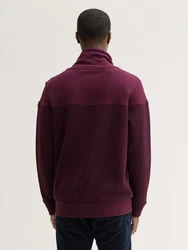 TOM TAILOR Sweatshirt cyclam/burgunder
