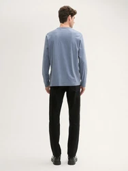 TOM TAILOR Slim-fit Jeans TTJOSH Regular Slim Jeans Schwarz/Beige/Hellblau
