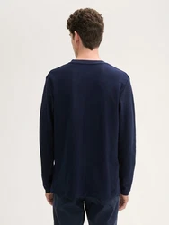 TOM TAILOR Shirt Dunkelblau/Blau/Hellblau