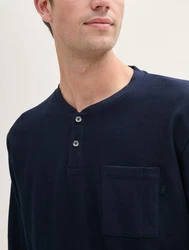 TOM TAILOR Shirt Dunkelblau/Blau/Hellblau