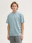 TOM TAILOR T-Shirt Relaxed mit Logo Print mint