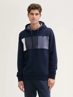 TOM TAILOR Sweatshirt Hoodie mit Logo Badge