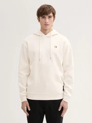 TOM TAILOR Denim Sweatshirt Beige/Creme/Weiß/Khaki/Rot