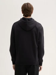 TOM TAILOR Denim Sweatshirt Schwarz/Hellblau