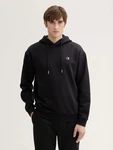TOM TAILOR Denim Sweatshirt Schwarz/Hellblau