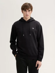 TOM TAILOR Denim Sweatshirt Schwarz/Hellblau