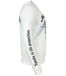 Baxboy Hoodie Grau/Creme/Weiß