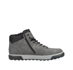 Rieker Stiefel Schnürboots Dunkelgrau/Grau/Hellgrau