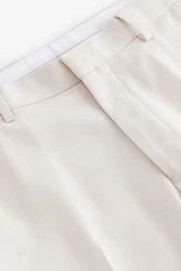 Next Anzughose Slim Fit Beige/Weiß/Creme/Khaki