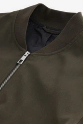 Next Bomberjacke (1-St) Dunkelgrün/Khaki