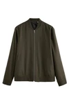 Next Bomberjacke (1-St) Dunkelgrün/Khaki