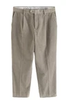 Next Anzughose Straight Fit (1-tlg) Khaki/Beige/Braun