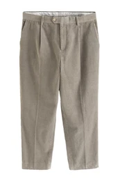 Anzughose Straight Fit Cord-Anzughose 100% Baumwolle. (1-tlg)