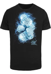MisterTee T-Shirt Ice Rings Tee Lila/Schwarz/Dunkelblau/Blau/Türkis