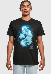 MisterTee T-Shirt Ice Rings Tee Lila/Schwarz/Dunkelblau/Blau/Türkis