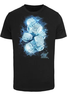 MisterTee T-Shirt Ice Rings Tee Lila/Schwarz/Dunkelblau/Blau/Türkis