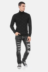 Cipo & Baxx Rollkragenpullover CP241 CP241