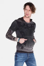 Cipo & Baxx Kapuzensweatshirt Sweatshirts im Lagenlook Style CL-279 CL-279