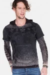 Cipo & Baxx Kapuzensweatshirt Sweatshirts im Lagenlook Style CL-279 CL-279