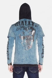 Cipo & Baxx Kapuzensweatshirt Sweatshirts im Lagenlook Style CL-279 CL-279