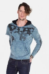 Cipo & Baxx Kapuzensweatshirt Sweatshirts im Lagenlook Style CL-279 CL-279