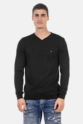Cipo & Baxx V-Ausschnitt Pullover (CP242) CP242