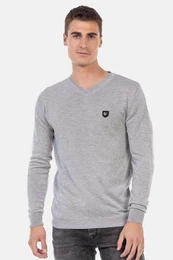 V-Ausschnitt-Pullover Pullover mit V-Ausschnitt, CP242