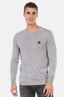 Cipo & Baxx V-Ausschnitt Pullover (CP242) CP242