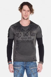 Sweatshirt Sweatshirts mit Motiv-Print, CL-265