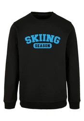 F4NT4STIC Sweatshirt Skiing Season Winter Sport Türkis/Schwarz/Rot