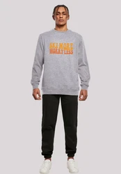 F4NT4STIC Sweatshirt Ski More Worry Less Rot/Grau/Rosa/Hellgrau
