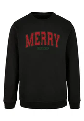 F4NT4STIC Sweatshirt Weihnachten Varsity Retro Schwarz/Rot/Dunkelgrün/Dunkelblau